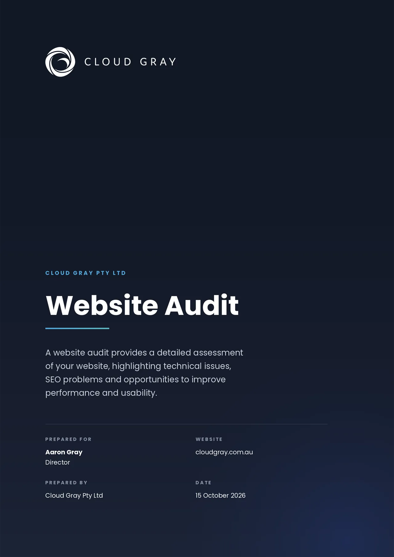 Website audit