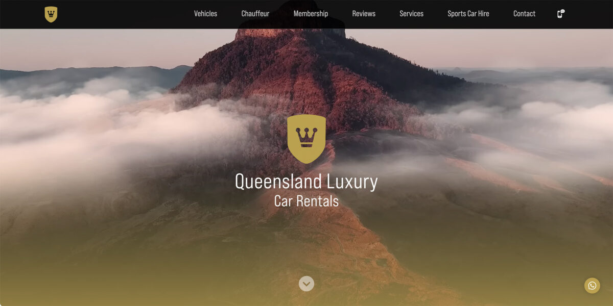 Queensland Luxury Car Rentals - website design & development