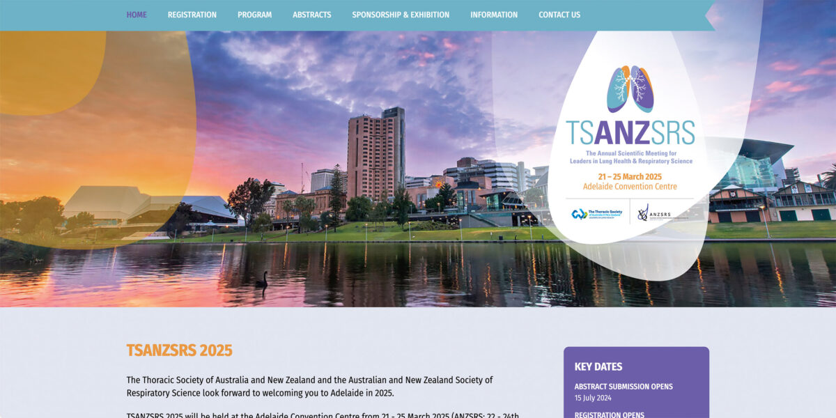 TSANZSRS - website design & development